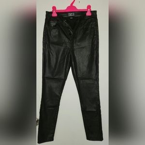 Black coated jeans